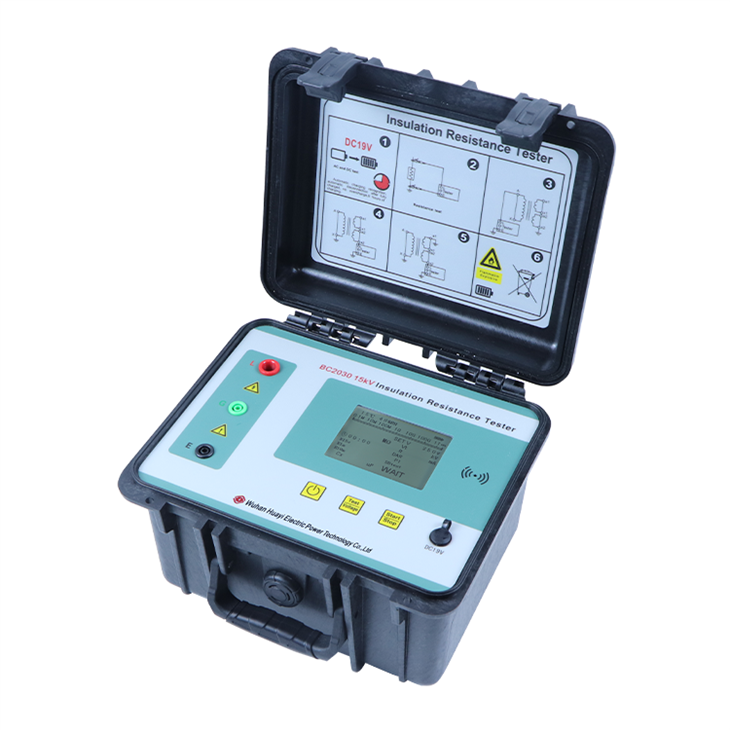 15KV Insulation Resistance Tester With DAR And PI